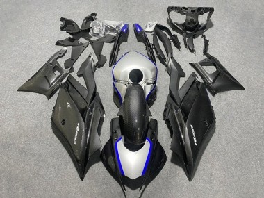 Cheap 2019-2021 Yamaha YZF R3/R25 Motorcycle Fairings - Black Carbon Fiber Style Silver Blue Canada