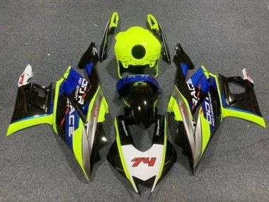 Cheap 2019-2021 Yamaha YZF R3/R25 Motorcycle Fairings - Neon Yellow White Blue Black 74 Canada