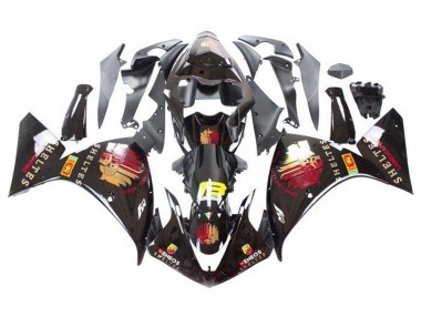Cheap 2009-2011 Yamaha YZF 1000 R1 Motorcycle Fairings - Glossy Black Red Yellow Sheltes Canada