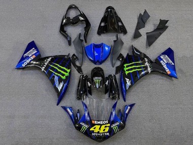 Cheap 2009-2011 Yamaha YZF 1000 R1 Motorcycle Fairings - Blue Glossy Black Green Monster Energy Canada