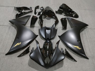 Cheap 2009-2011 Yamaha YZF 1000 R1 Motorcycle Fairings - Glossy Black Matte Black Gold Canada