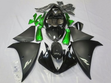 Cheap 2009-2011 Yamaha YZF 1000 R1 Motorcycle Fairings - Glossy Black Matte Black Green Canada