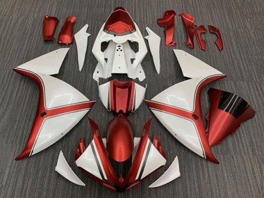 Cheap 2009-2011 Yamaha YZF 1000 R1 Motorcycle Fairing - White Red Canada