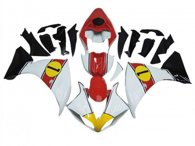 2012-2014 Yamaha YZF 1000 R1 Motorcycle Fairings - White Red Yellow Black Canada