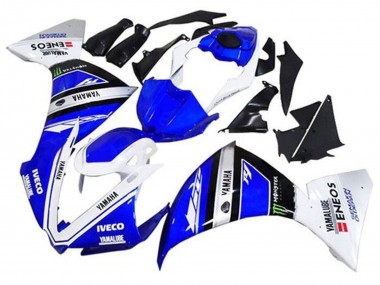 Cheap 2012-2014 Yamaha YZF 1000 R1 Motorcycle Fairings - Blue White Black Green IVECO Yamalube Monster Canada