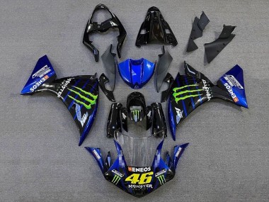Cheap 2012-2014 Yamaha YZF 1000 R1 Motorcycle Fairings - Glossy Black Blue Green Monster Energy ENEOS Yamalube Canada