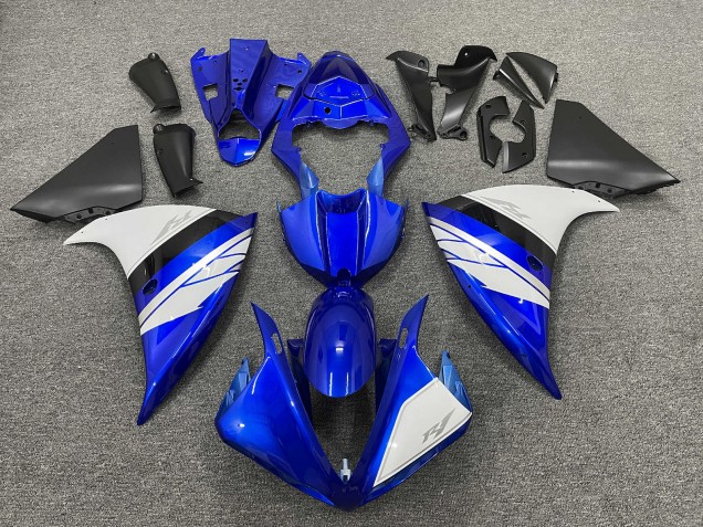 2012-2014 Yamaha YZF 1000 R1 Motorcycle Fairings - Blue White Black Canada