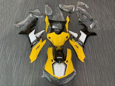 Cheap 2015-2019 Yamaha YZF 1000 R1 Motorcycle Fairing Kits - Yellow White Black Canada