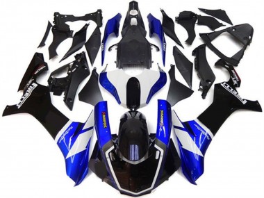 Cheap 2015-2019 Yamaha YZF 1000 R1 Motorcycle Fairing Kits - Blue White Glossy Black Canada