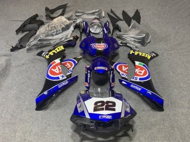 Cheap 2015-2019 Yamaha YZF 1000 R1 Motorcycle Fairings - Blue White Black Red Pata 22 Canada