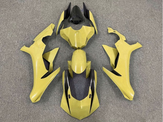 2015-2019 Yamaha YZF 1000 R1 Motorcycle Fairings - Yellow Glossy Black Canada