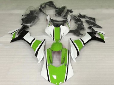 Cheap 2015-2019 Yamaha YZF 1000 R1 Motorcycle Fairings - White Green Black Canada