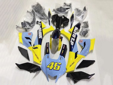 Cheap 2020-2025 Yamaha YZF 1000 R1 Motorcycle Fairings - Blue Yellow Glossy Black Moto T.P 46 Canada