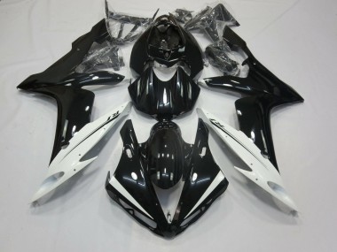 Cheap 2004-2006 Yamaha YZF 1000 R1 Motorcycle Fairings - Glossy Black White Canada