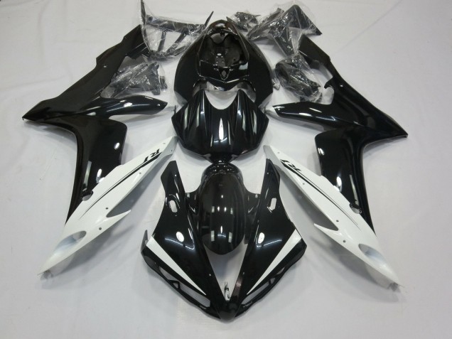 2004-2006 Yamaha YZF 1000 R1 Motorcycle Fairings - Glossy Black White Canada