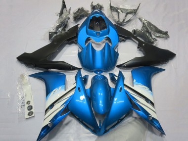 Cheap 2004-2006 Yamaha YZF 1000 R1 Motorcycle Fairings - Light Blue White Matte Black Canada