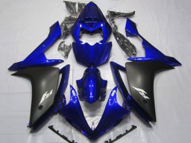 Cheap 2007-2008 Yamaha YZF 1000 R1 Motorcycle Fairings - Blue Matte Black Canada