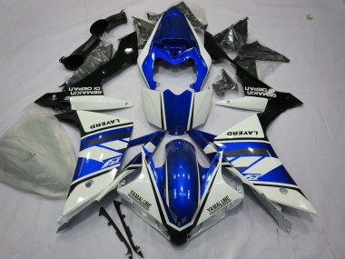 Cheap 2007-2008 Yamaha YZF 1000 R1 Motorcycle Fairings - White Blue Black Layerd Canada