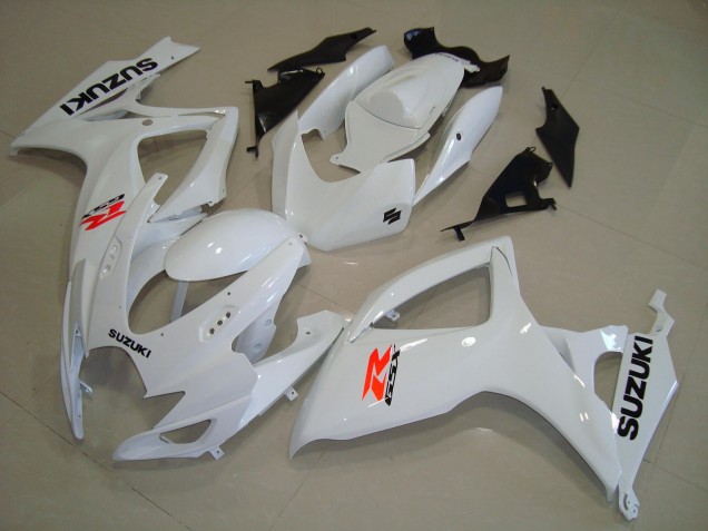 2004-2005 Suzuki GSXR 600 / GSXR 750 Motorcycle Fairings - White Red Black Canada