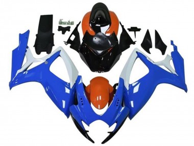 Cheap 2006-2007 Suzuki GSXR 600 / GSXR 750 Motorcycle Fairings - Orange Blue White Black Canada
