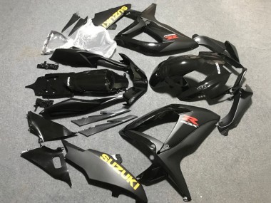 Cheap 2006-2007 Suzuki GSXR 600 / GSXR 750 Motorcycle Fairings - Matte Black Glossy Black Yellow Canada