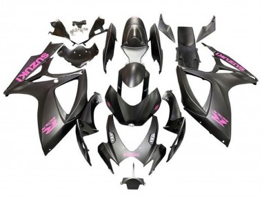 Cheap 2006-2007 Suzuki GSXR 600 / GSXR 750 Motorcycle Fairings - Matte Black Pink Canada