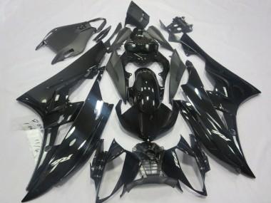 Cheap 2006-2007 Yamaha YZF R6 Motorcycle Fairings - Glossy Black Matte Black Canada