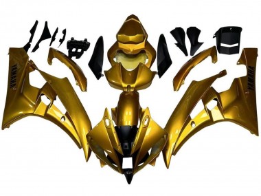 Cheap 2006-2007 Yamaha YZF R6 Motorcycle Fairings - Gold Canada