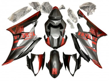 Cheap 2006-2007 Yamaha YZF R6 Motorcycle Fairing - Red Matte Black Canada