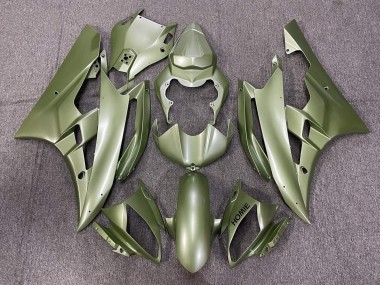 Cheap 2006-2007 Yamaha YZF R6 Motorcycle Fairings - Olive Green Canada