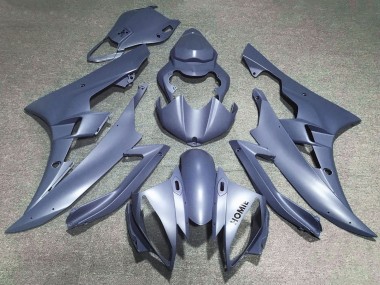 Cheap 2006-2007 Yamaha YZF R6 Motorcycle Fairings - Matte Silver Blue Canada