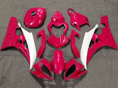 Cheap 2006-2007 Yamaha YZF R6 Motorcycle Fairings - Red White Canada