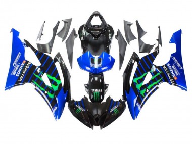 Cheap 2008-2016 Yamaha YZF R6 Motorcycle Fairings - Blue Black Green Monster ENEOS Yamalube Canada