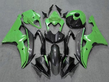 Cheap 2008-2016 Yamaha YZF R6 Motorcycle Fairings - Green Carbon Fiber Style Canada