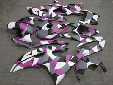 Cheap 2008-2016 Yamaha YZF R6 Motorcycle Fairings - White Pink Grey Black Camouflage Canada