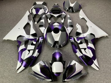 Cheap 2008-2016 Yamaha YZF R6 Motorcycle Fairings - White Purple Grey Black Camouflage Canada