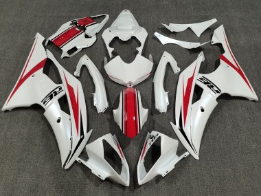 Cheap 2008-2016 Yamaha YZF R6 Bike Fairings - Pearl White Red Canada