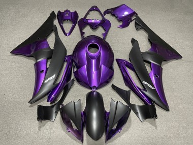 Cheap 2008-2016 Yamaha YZF R6 Motorcycle Fairing - Purple Matte Black Canada