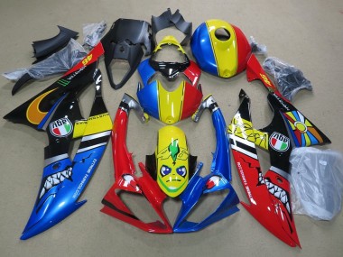 Cheap 2008-2016 Yamaha YZF R6 Motorcycle Fairings - Blue Yellow Red Black Shark Canada