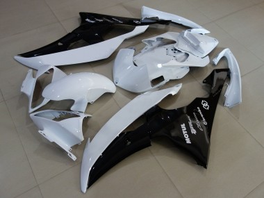 Cheap 2008-2016 Yamaha YZF R6 Motorcycle Fairings - White Glossy Black Canada