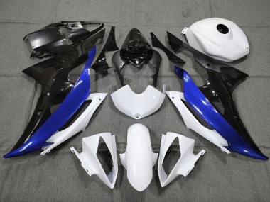 Cheap 2008-2016 Yamaha YZF R6 Motorcycle Fairing - White Blue Glossy Black Canada
