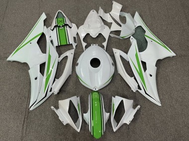 Cheap 2008-2016 Yamaha YZF R6 Motorcycle Fairing - White Green Canada