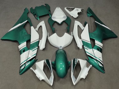 Cheap 2008-2016 Yamaha YZF R6 Motorcycle Fairings - White Green Canada