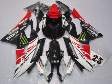 Cheap 2008-2016 Yamaha YZF R6 Motorcycle Fairings - White Red Glossy Black Green Monster 25 Canada