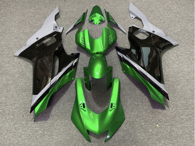 2017-2023 Yamaha YZF R6 Motorcycle Fairings - Grey Green Glossy Black Canada