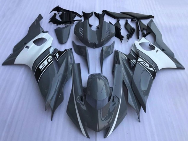 2017-2023 Yamaha YZF R6 Motorcycle Fairings - Dark Nardo Grey White Black Canada
