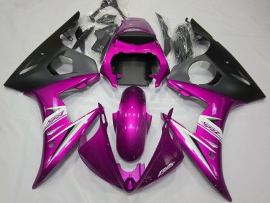 Cheap 2005 Yamaha YZF R6 Motorcycle Fairings - Pink Matte Black White Canada