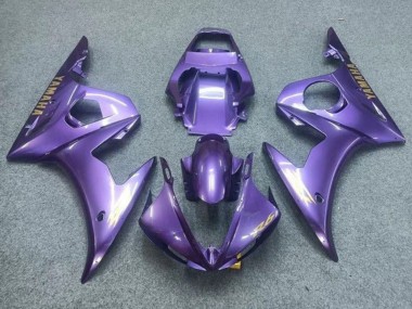 Cheap 2003-2004 Yamaha YZF R6 Motorcycle Fairings - Purple Gold Decals Canada