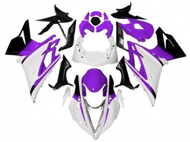 Cheap 2013-2016 Triumph Daytona 675 Triple Motorcycle Fairings - White Purple Glossy Black Canada