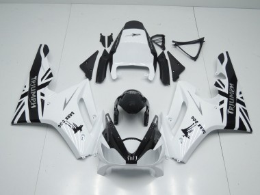Cheap 2006-2008 Triumph Daytona 675 Triple Motorcycle Fairings - White Glossy Black Dark Dog Canada